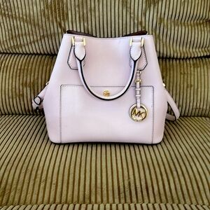 Pink Michael Kors shoulder/tote bag